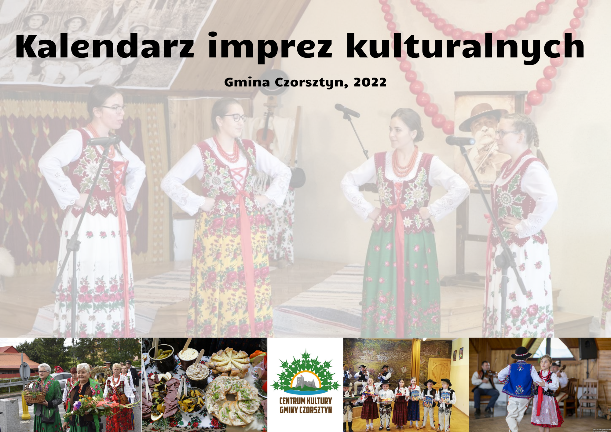 Kalendarz imprez kulturalnych w Gminie Czorsztyn na 2022 r.