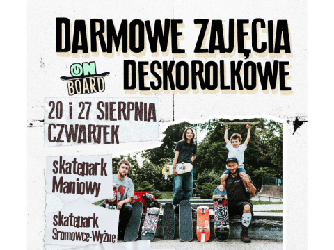 Ruszają zapisy na darmowe warsztaty deskorolkowe On Board!