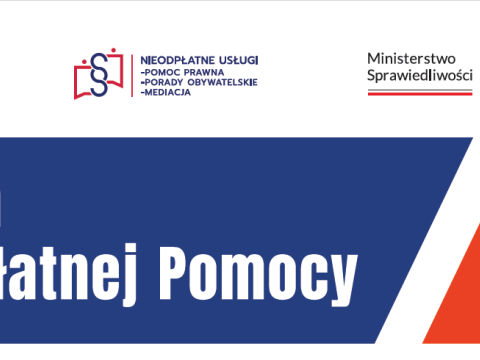 Nieodpłatna pomoc prawna, poradnictwo obywatelskie, mediacja oraz edukacja prawna w 2026 r.