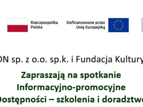 Spotkanie informacyjno-promocyjne projektu Instytut Dostępności - szkolenie i doradztwo dla firm