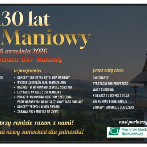 130 lat OSP Maniowy