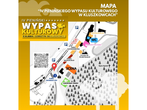 Gdzie co znajdziecie Sprawdźcie mapę wydarzenia! - IV Pieniński Wypas Kulturowy