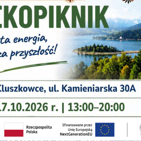 Zapraszamy wszystkich mieszkańców na Ekopiknik, który odbędzie się 17 października w Kluszkowcach
