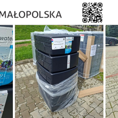 Zbiorniki na deszczówkę trafiły do mieszkańców Gminy Czorsztyn