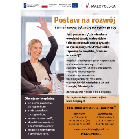Bezpłatne szkolenia zawodowe – trwa nabór!