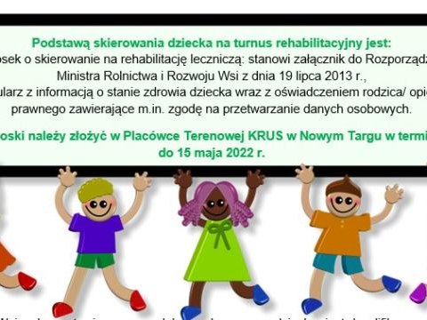 Turnusy rehabilitacyjne dla dzieci
