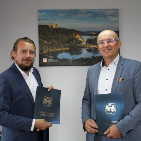 „Budowa strefy rekreacyjno-sportowej w miejscowości Czorsztyn”- podpisanie umowy z wykonawcą