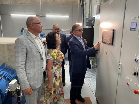 Uroczyste zakończenie projektu pn. „Budowa Małej Elektrowni Wodnej Sromowce V na istniejącym piętrzeniu Sromowce Wyżne”