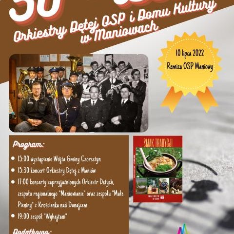 50-lecie Orkiestry Dętej OSP i Domu Kultury w Maniowach