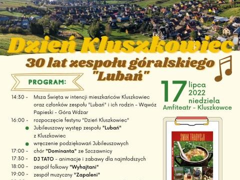 Dzień Kluszkowiec, 30 lat zespołu góralskiego "Lubań"