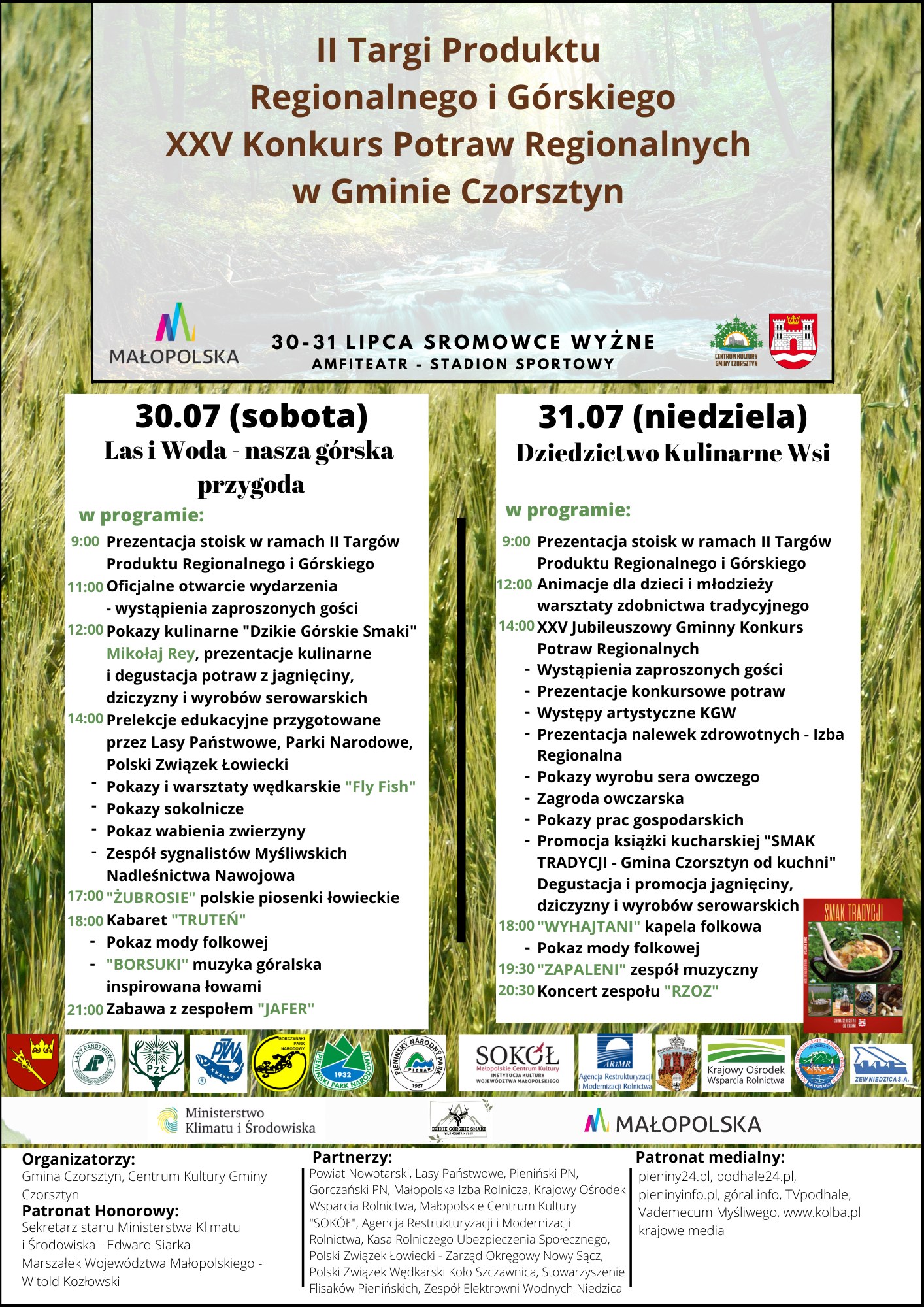 II Targi Produktu Regionalnego i Górskiego - XXV Konkurs Potraw Regionalnych w Gminie Czorsztyn
