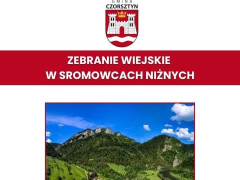 Zebranie wiejskie w Sromowcach Niżnych