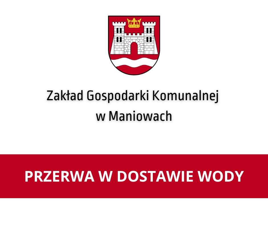 Przerwa w dostawie wody z gminnej sieci wodociągowej