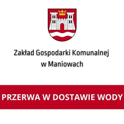 Przerwa w dostawie wody z gminnej sieci wodociągowej