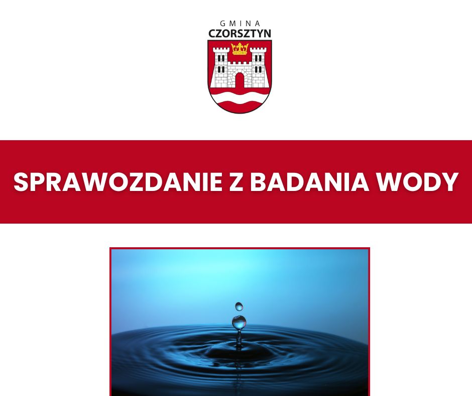 Sprawozdanie z badania wody