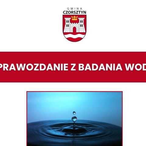 Sprawozdanie z badania wody - Czorsztyn
