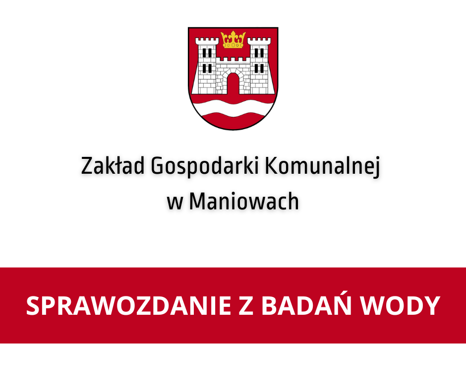 Sprawozdanie z badań wody - Kluszkowce