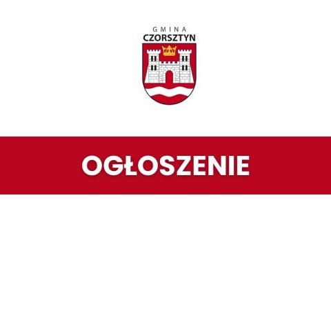 Ogłoszenie o poborze podatku w Sołectwie Sromowce Wyżne