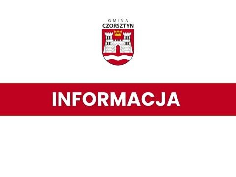 14 sierpnia – Urząd Gminy Czorsztyn nieczynny