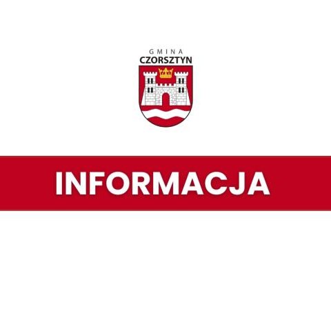 14 sierpnia – Urząd Gminy Czorsztyn nieczynny